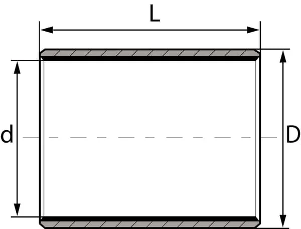 GLT LHG - ZB354025DIN - Lagerbuchse