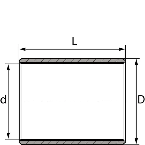 GLT LHG - ZB859080DIN - Lagerbuchse