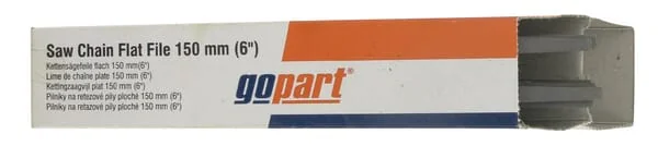 Gopart - 1506012GP - Motorsaegenfeile Flach 150mm - 12er Pack