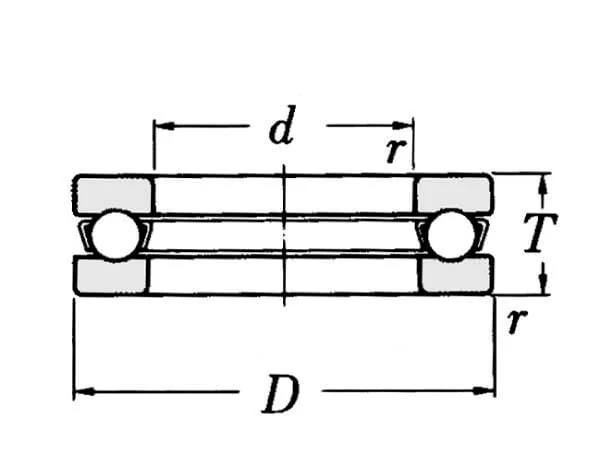 Gopart - 51104GP - Axial-Rillenkugellager