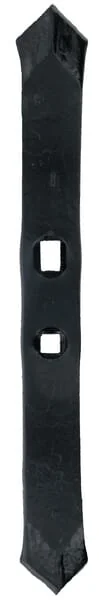 Gopart - CP757GP - Kultivatorzinke 340x40x12mm, Umkehrbar Gehaertet, Gekruemmt, 2 Loecher