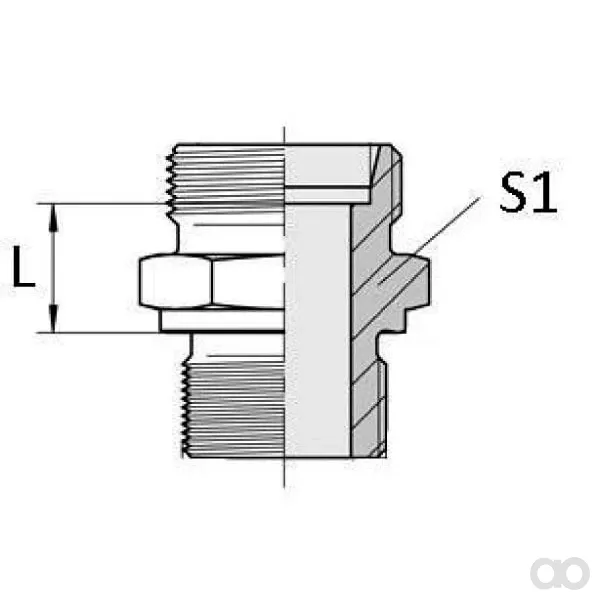 Gopart - GES10LR12P050GP - Maennliche Stecknippelkupplung R1/2 50 Stk