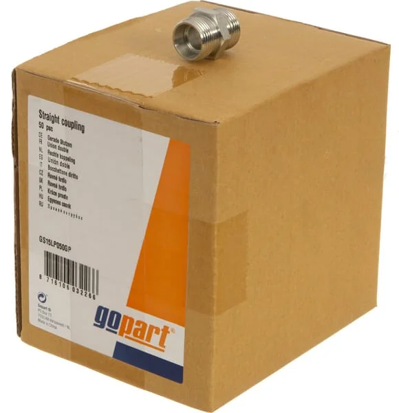 Gopart - GS15LP050GP - Gerade Kupplung 50 Stueck
