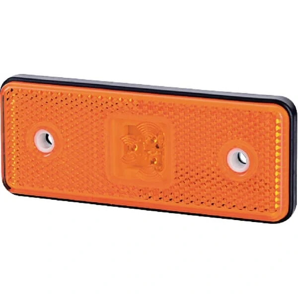 Gopart - LA35053 - Markierungsleuchte LED, 0.4/0.7W, Rechteckig, 12/24V, Orange, 112x45x11mm, 3 LEDS
