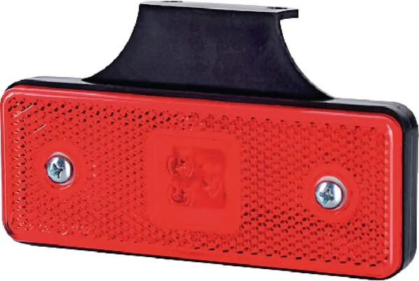 Gopart - LA35054 - Markierungsleuchte LED, 0.4/0.7W, Rechteckig, 12/24V, Rot, 112x45x17mm, 3 LEDS
