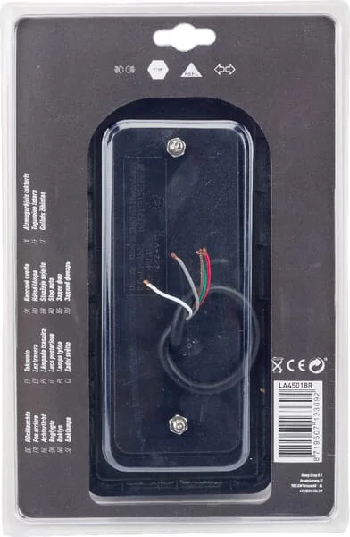 Gopart - LA45018R - Heckleuchte LED, Rechteckig, 12-24V, 228x106x40mm – Rechts