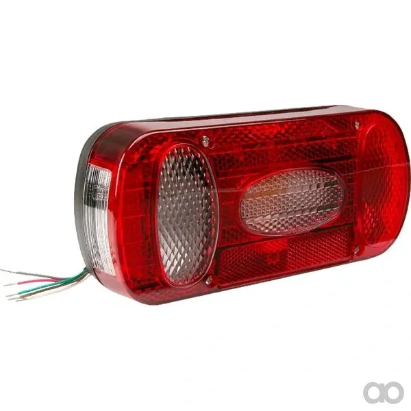 Gopart - LA45034R - Rückleuchte, Rechteckig, 12-24V, 100x80mm – Rechts
