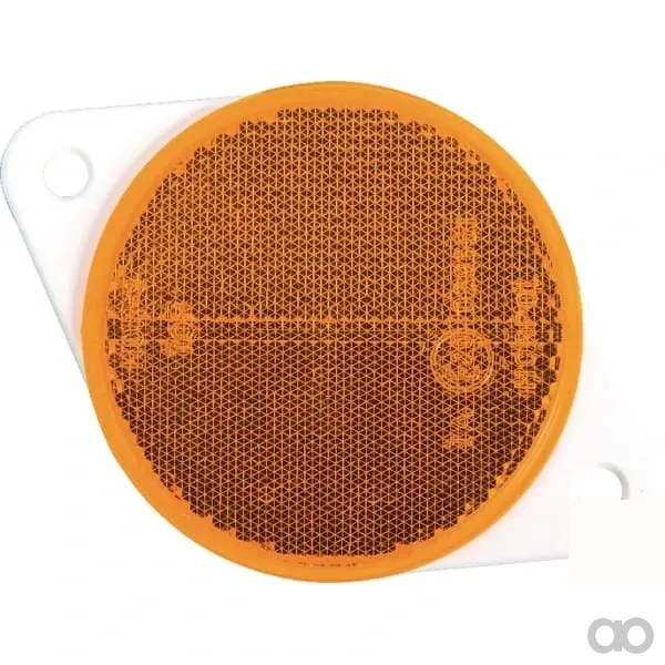 Gopart - LA75017 - Reflektor, Bernsteinfarben, Rund