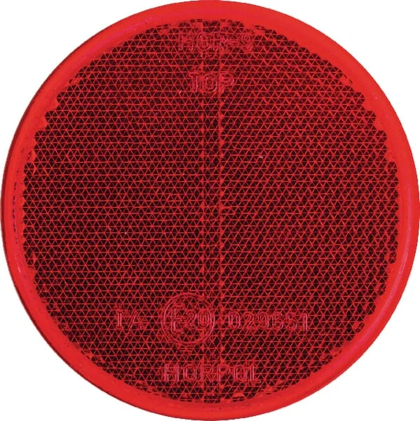 Gopart - LA75024 - Rückstrahler, Rot, Rund