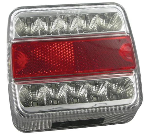 Gopart - LA99190GP - LED-Ruecklicht, 1W, Quadratisch, 12V, 106x35x98mm, 18 LED