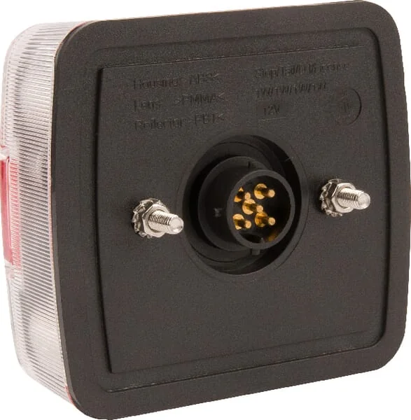 Gopart - LA99200GP - LED-Ruecklicht, 1W, Quadratisch, 12V, 106x100x98mm, 5-Polig, 18 LED