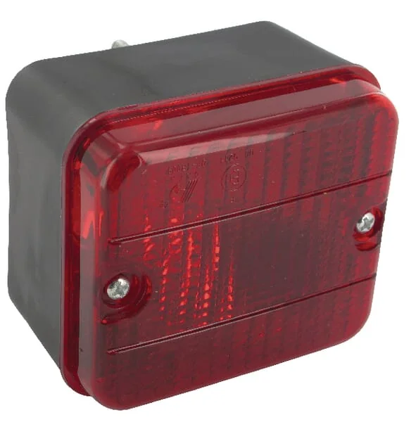 Gopart - LA99370GP - Quadratischer Nebelscheinwerfer, 12V, Rot, 85x52x75mm