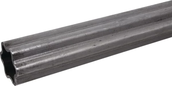 Gopart - PTO9L25OPT1000GP - Profilrohr Aussenform Stern L25 Durchmesser Innen: 52,4 Durchmesser Aussen: 61x47x4,3mm L: 1m