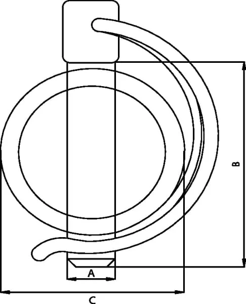 Gopart - SLP1040GP - Steckbolzen Fuer Rohr 10x40mm Gopart
