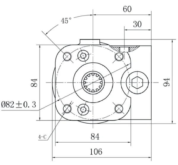 Gopart - SOSPC250LSTGP - Orbitlenkgetriebe 250cc Gopart