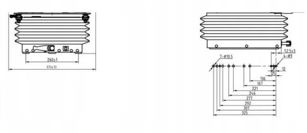 Gopart - TS48000GP - Stoffbezugssitz, mechanische Federung