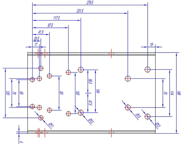 Gopart - TS90226GP - Konsole Zur Sitzbefestigung