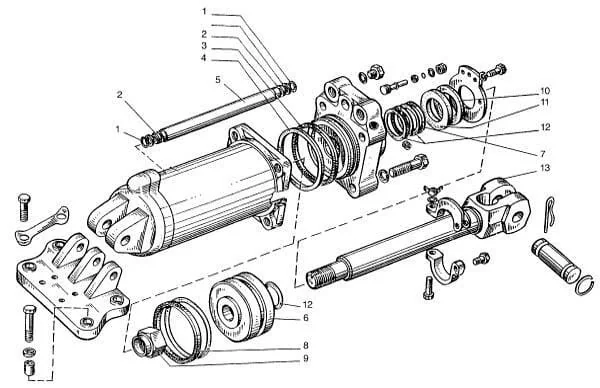 Gopart - Z100KH2003N - Hydraulikzylinder Belarus