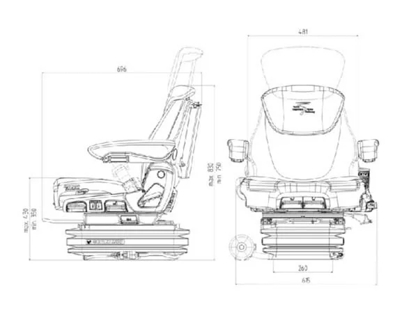 Grammer - G1288762 - Sitz Maximo Evolution Active Neues Design