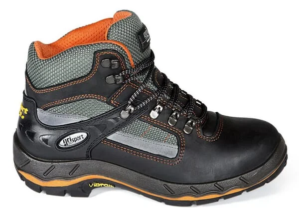 Grisport - 7160745 - Sicherheitsschuhe Schwarz / Orange Klasse S3 Groesse 10,5