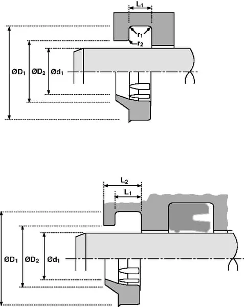 Hallite - ASU45556537T38 - Abstreiferstange ASU 45x55,6x5,3/7mm