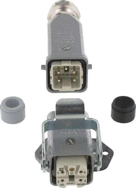 Harting - HANKIT4AWM - Anschluss-Set Bulkhead 4P