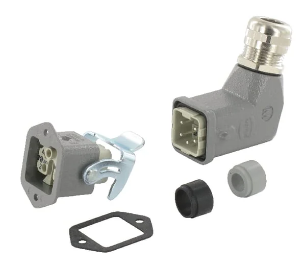 Harting - HANKIT4AWSM - Anschluss-Set Bulkhead 4P