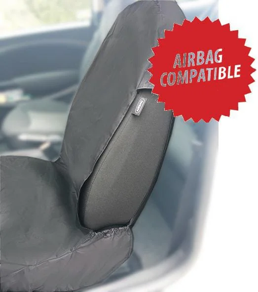 HDD - SC60581ABC - Sitzbezug Beifahrer Schwarz Getrennte Kopfstütze Airbagkompatibel Geeignet für Ford Ranger