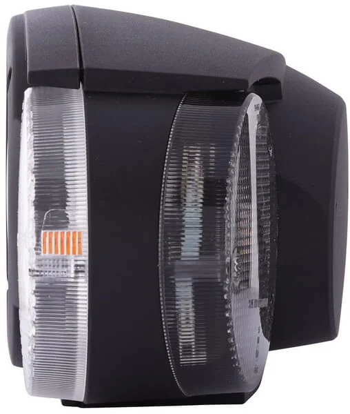 Hella - 1EB996167031 - Scheinwerfer Halogen, Oval, 12/24V, Weiss/Grau/Transparent, Aufschraubbar, 304.5x153.3mm Deutsch-Stecker – Vorne Links