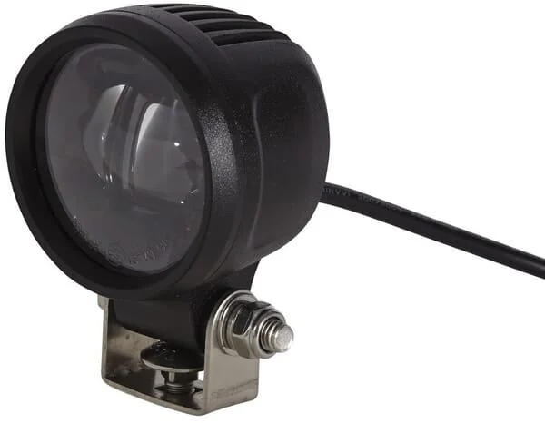 Hella - 1G0996210011 - Arbeitsscheinwerfer LED, 5.50W, Rund, 12V, Rot, Aufschraubbar, 77x70x99mm