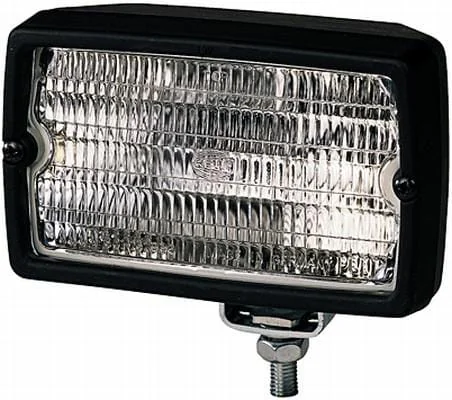 Hella - 1GA005060037 - Arbeitsscheinwerfer Halogen, 55W, Rechteckig, 12/24V, Weiss, 153x92x118mm