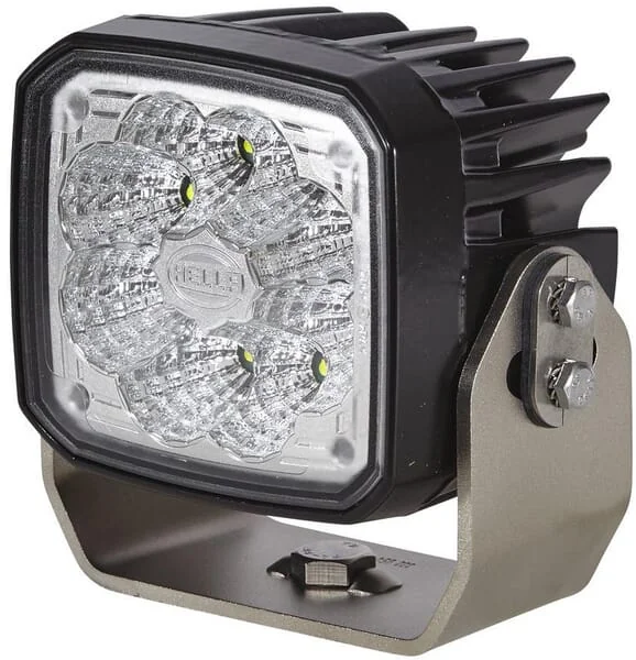 Hella - 1GA995606081 - Arbeitsscheinwerfer LED, 4000LM, Quadratisch, 12/24V, Weiss, Klemme Deutsch-Stecker, 8 LEDs, Ultrabeam
