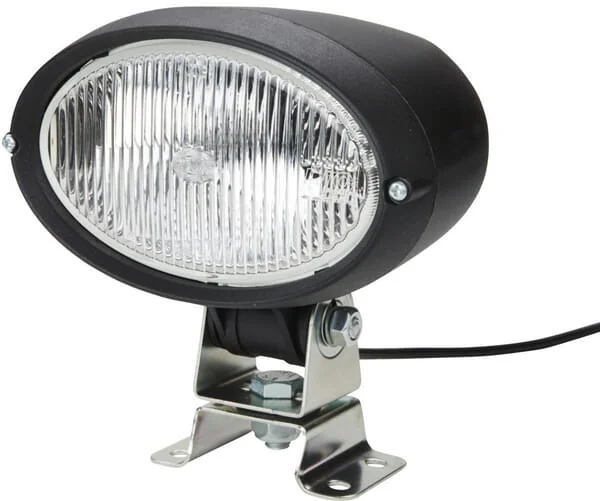 Hella - 1GA996161391 - Arbeitsscheinwerfer Halogen, 65W, Oval, 12V, Transparent/Weiss, 160x113x167mm, H9