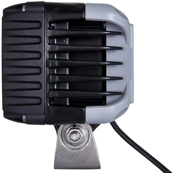Hella - 1GA996192001 - Arbeitsscheinwerfer LED, 43W, 3000LM, Rechteckig, 24V, Transparent, Schraubbefestigung, 115x110x145mm, 16 LEDs