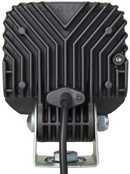 Hella - 1GA996284091 - Arbeitsscheinwerfer LED, 1200LM, Quadratisch, 12/24V, 122x53x95mm, Weiss, Klemme Deutsch-Stecker, 4 LEDs