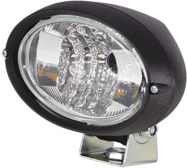 Hella - 1GA996361501 - Arbeitsscheinwerfer Halogen, 55/70W, Oval, 12/24V, Transparent, 160x78x128mm