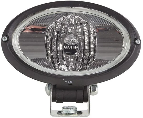 Hella - 1GA996361501 - Arbeitsscheinwerfer Halogen, 55/70W, Oval, 12/24V, Transparent, 160x78x128mm