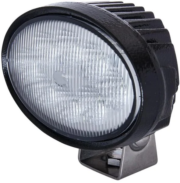 Hella - 1GA996661001 - Arbeitsscheinwerfer LED, 25W, 1500LM, Oval, 12/24V, Weiss, 153x74x129mm Deutsch-Stecker, 8 LEDs