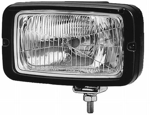 Hella - 1LB007145047 - Scheinwerfer Halogen, Rechteckig, 12V, Transparent, Aufschraubbar, 180x120x126mm