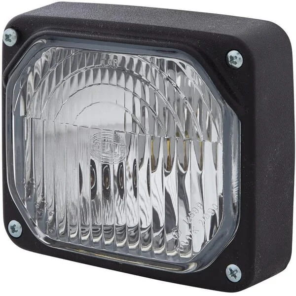 Hella - 1TA122718001 - Halogenscheinwerfer, Rechteckig, 12/24V, Transparent