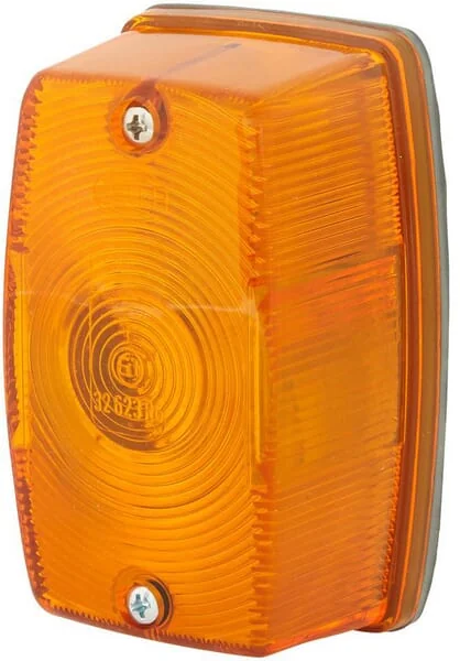 Hella - 2BA002324001 - Kontrollleuchte 21W, Rechteckig, 12/24V, Gelb, Aufschraubbar, 114x50x70mm