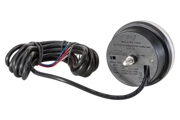 Hella - 2BE980691001 - Richtungs- Und Standlicht LED, Vorne, Rund, 12V, Gelb/Weiss, Aufschraubbar, Diameter 83mm, 25 LEDs