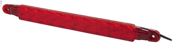 Hella - 2DA343106001 - Bremsleuchte LED, 0.70W, Rechteckig, 12V, Rot, Aufschraubbar, 10 LEDs – Hinten