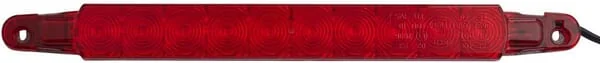 Hella - 2DA343106001 - Bremsleuchte LED, 0.70W, Rechteckig, 12V, Rot, Aufschraubbar, 10 LEDs – Hinten
