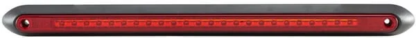 Hella - 2DA357015101 - Bremsleuchte LED, Rechteckig, 24V, Rot, Aufschraubbar, Hella Valuefit – Hinten