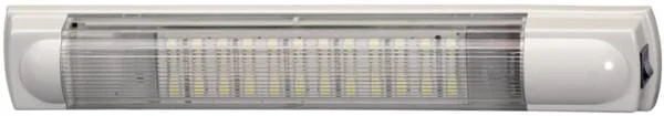 Hella - 2JA007373161 - Innenraumleuchte LED, 7W, Rechteckig, 12/24V, Weiss, Aufschraubbar, 355x35x59mm, 24 LEDs