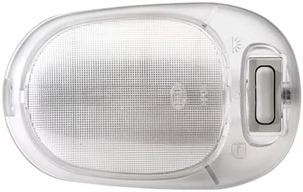 Hella - 2JA964916001 - Innenraumleuchte 10W, Oval, 12V, Transparent, Klemme, Hella