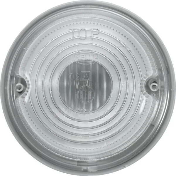 Hella - 2PF001259631 - Kennzeichenleuchte 5W, Rund, 12V, Transparent, Aufschraubbar, Hella