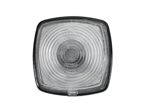 Hella - 2PF003057041 - Markierungsleuchte 5W, Quadratisch, 12V, Transparent, Verschraubt, 62x40x62mm, Hella