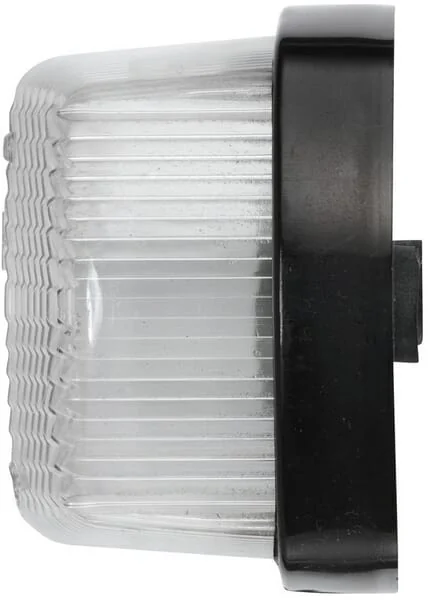 Hella - 2PF004081001 - Markierungsleuchte 5W, Quadratisch, 12V, Transparent/Weiß, Verschraubt, 62x42x62mm, Hella
